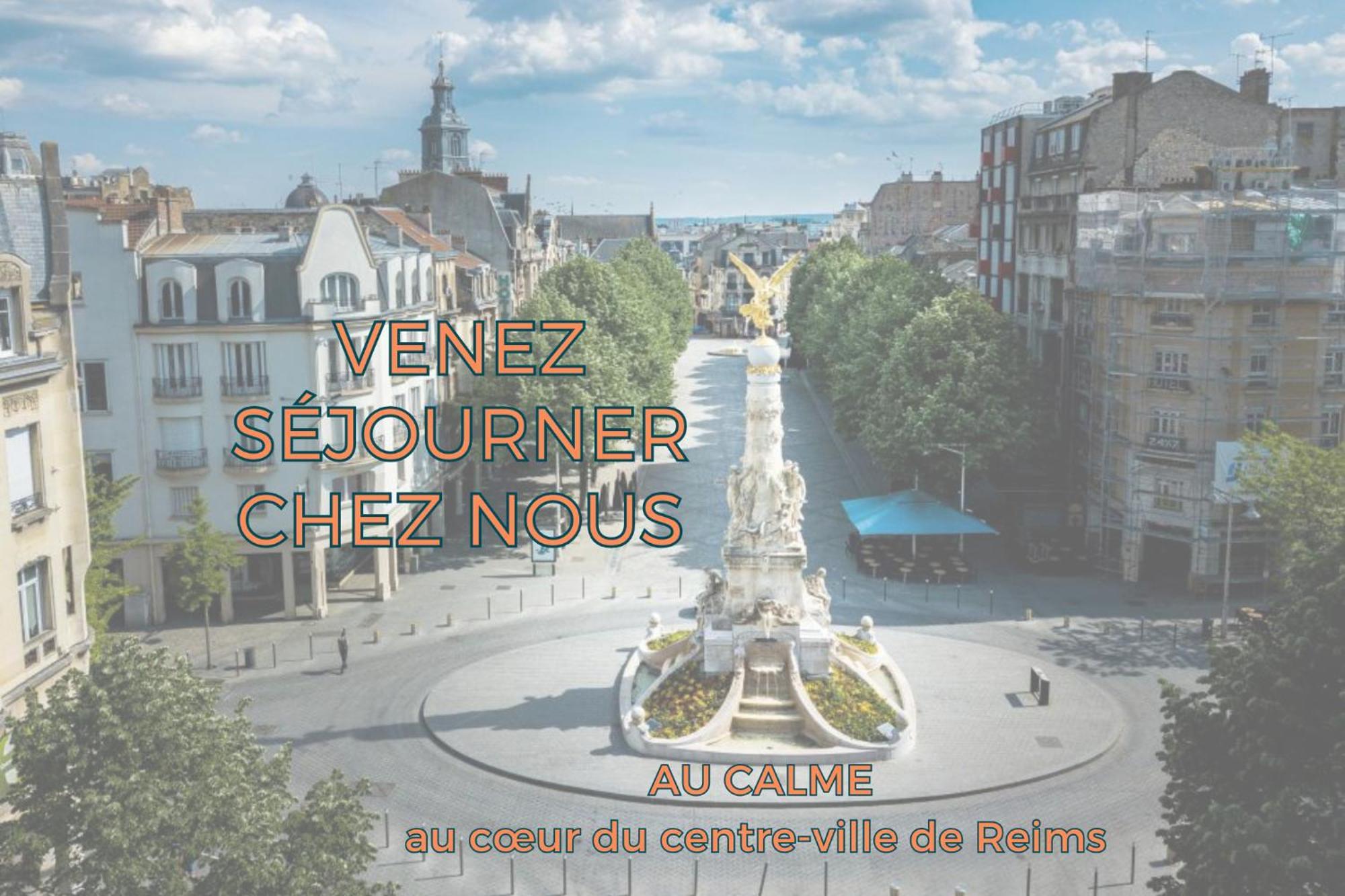 Refuge Urbain - Ideal Pro, Familles & Amis - Le Calme En Hypercentre - Wifi Haut Debit - Netflix - Machine A Laver - Gare, Cathedrale, Commerces, Restaurants & Transports En Commun A Moins De 10 Minutes A Pied Reims Exterior photo